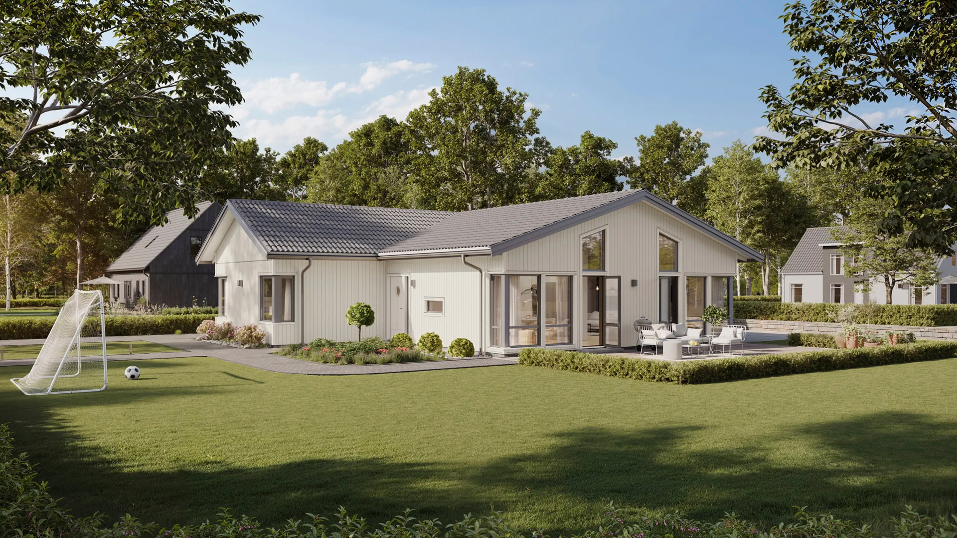 Befintlig rendering som underlag