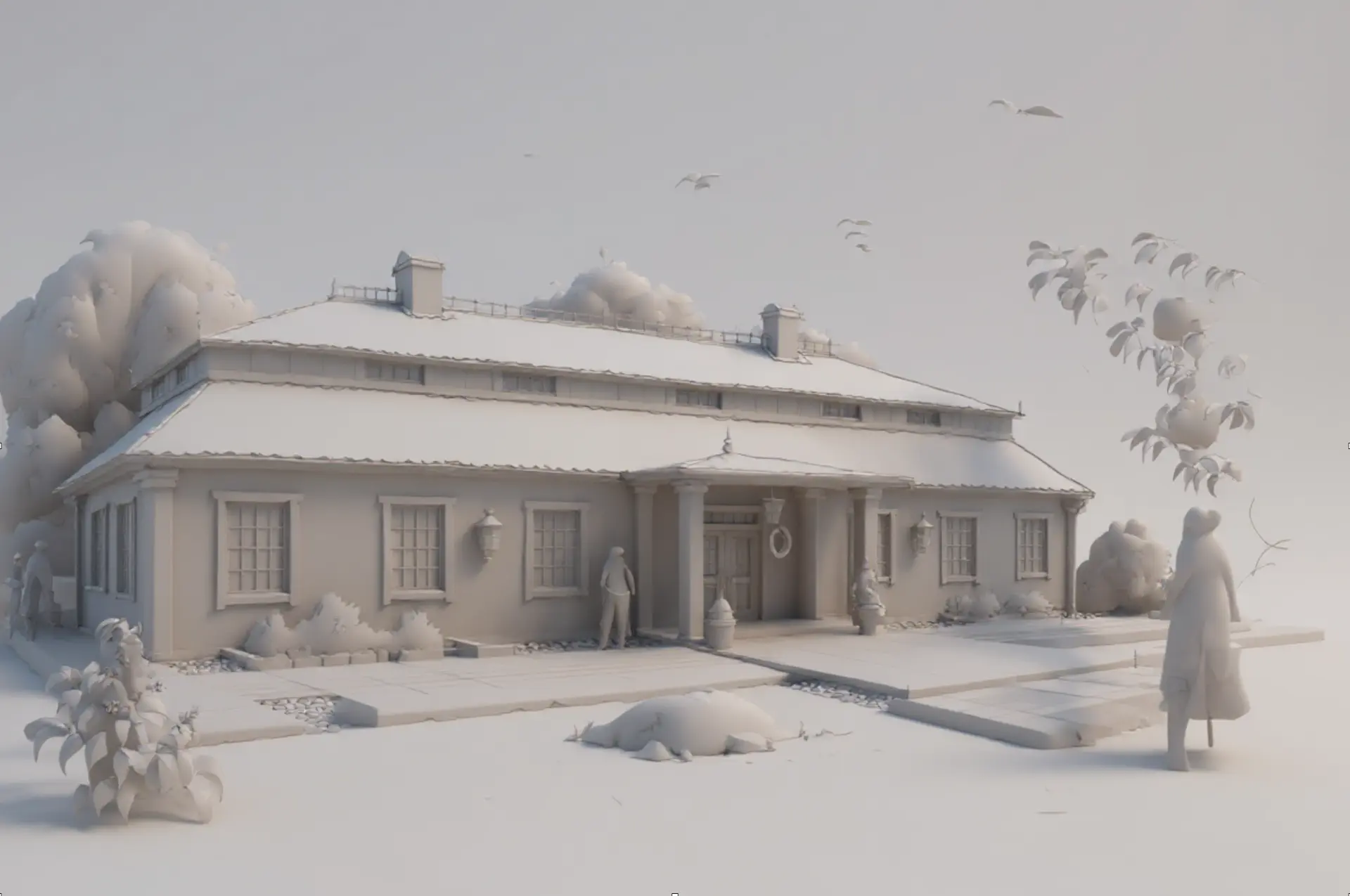 3D-rendering som underlag